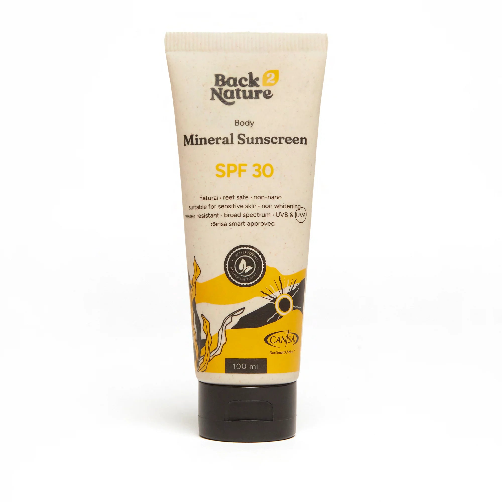 Back 2 Nature Mineral Sunscreen SPF30 100ml