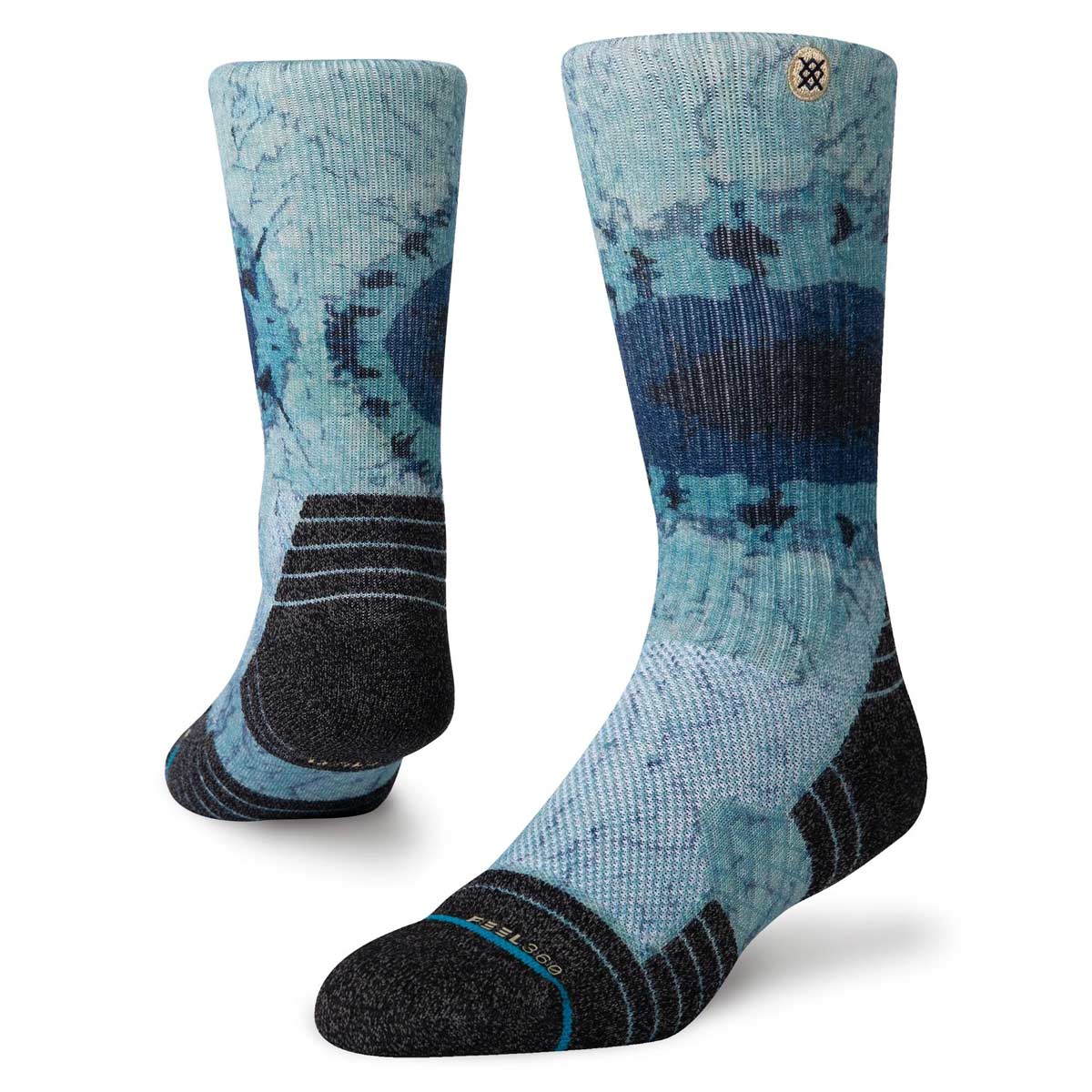Stance Womens Hayes Crew Socks Light Blue