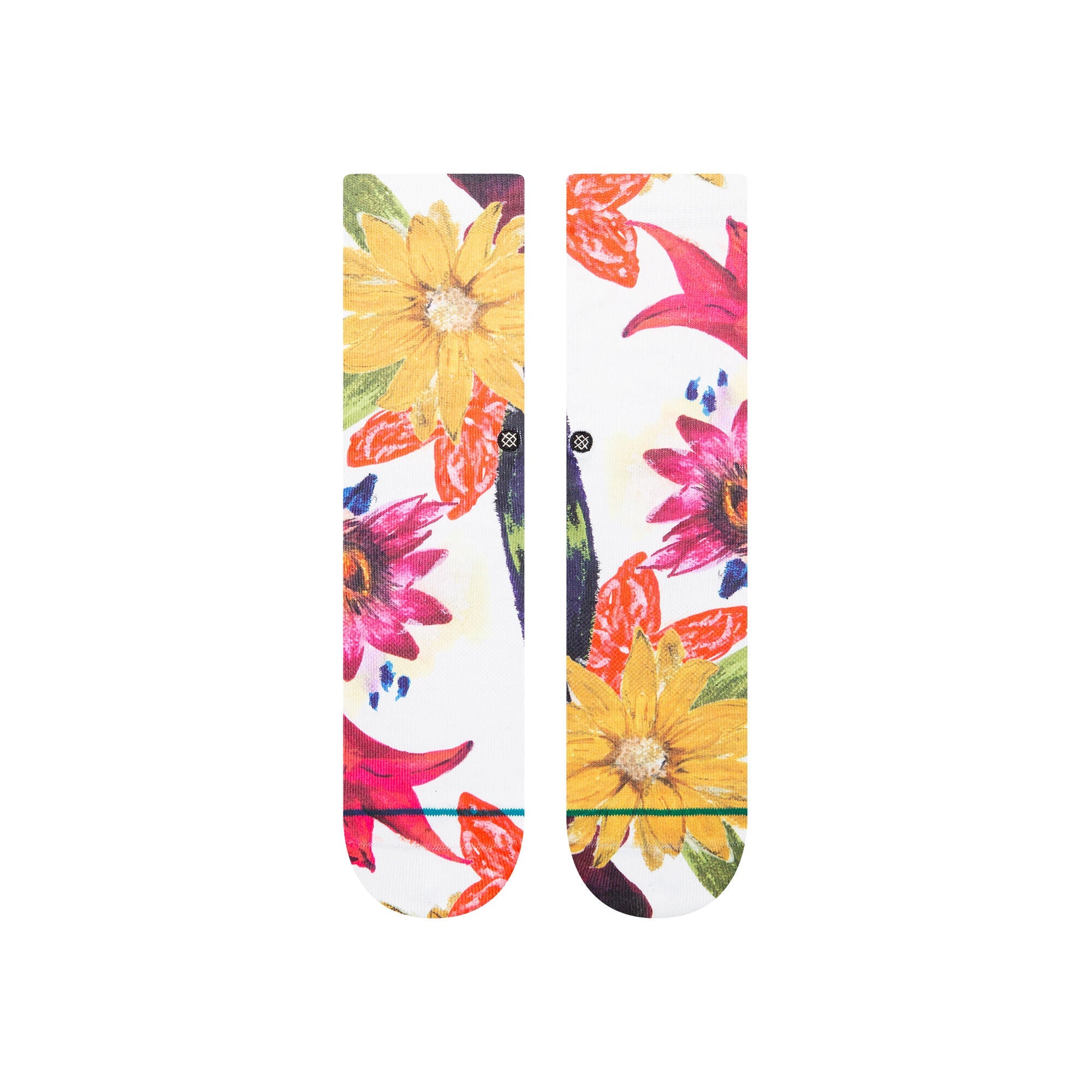 Stance Womens Lucid Crew Socks Off White
