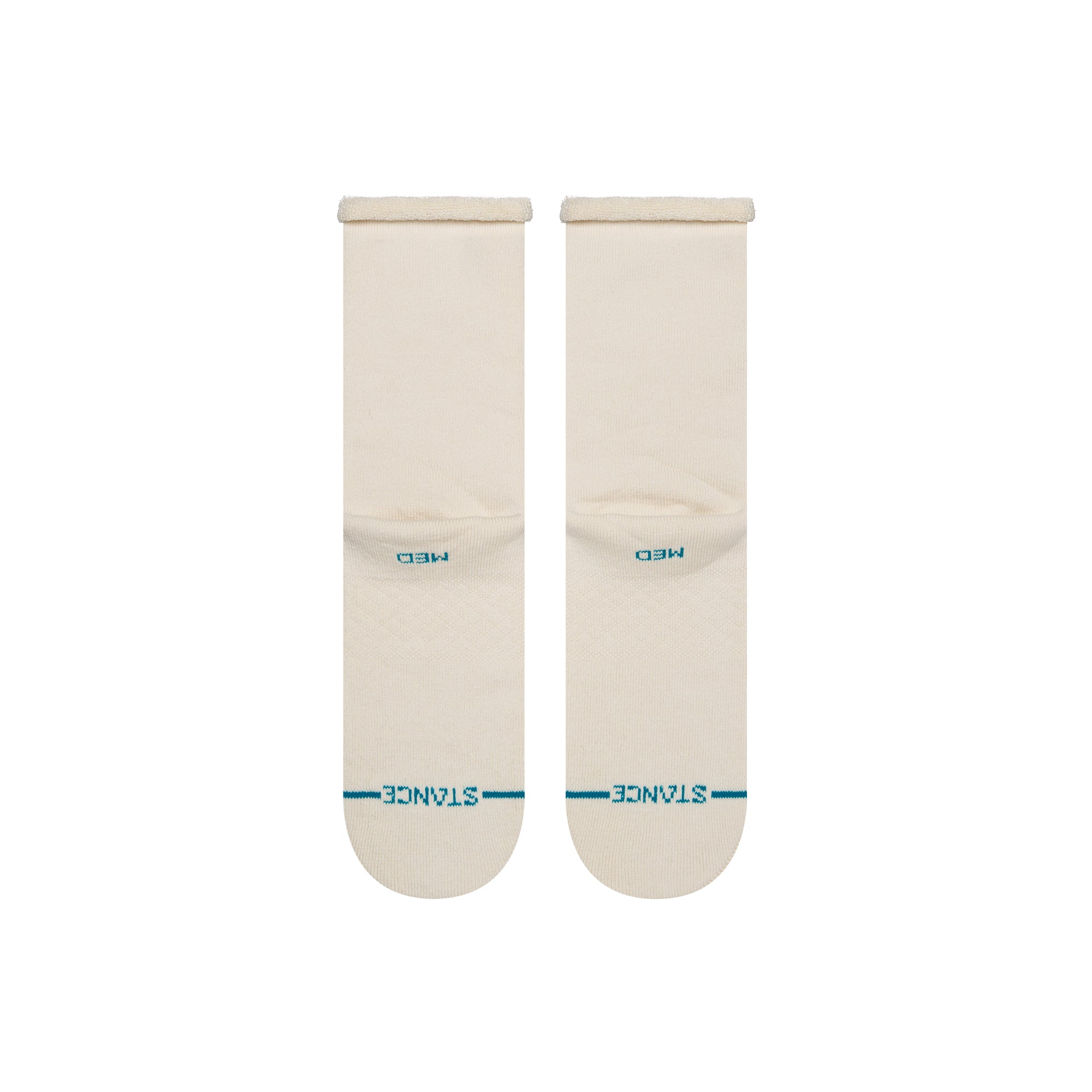 Stance Womens Thicc Crew Socks Off White