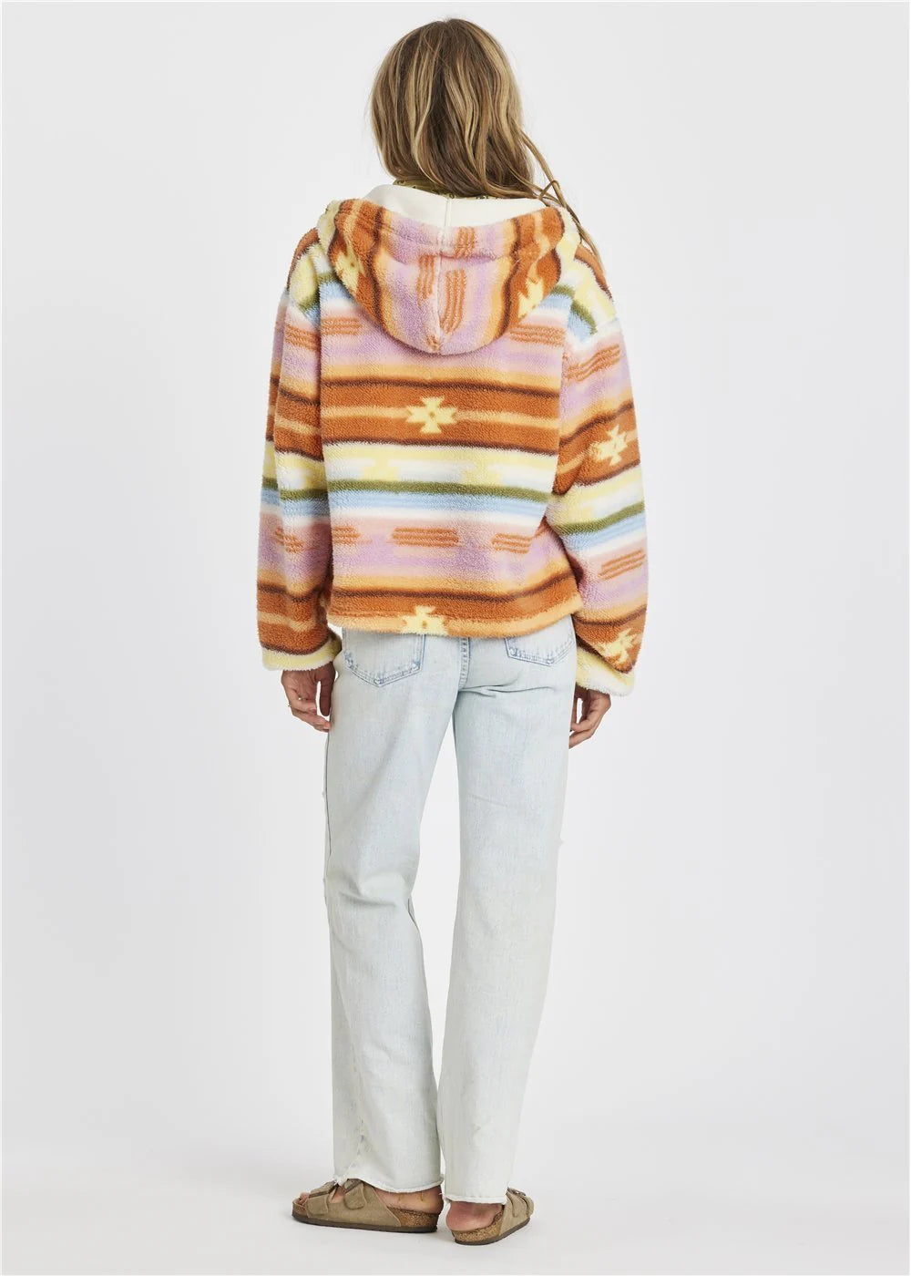 Sisstr Womens Always Surfing Ls Fleece Multi