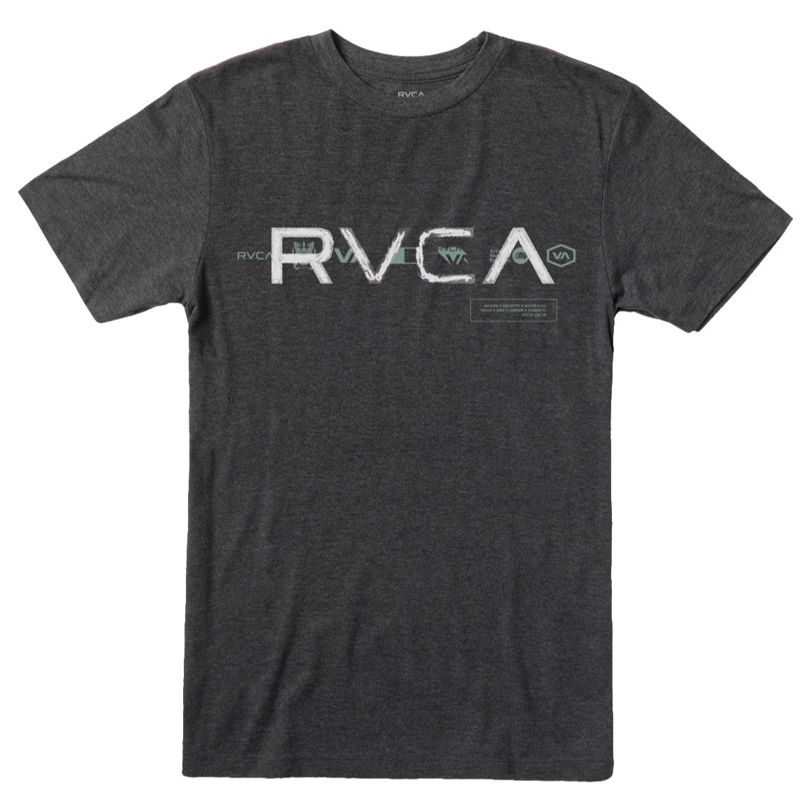 RVCA Mens Big All Brand Ss Tee