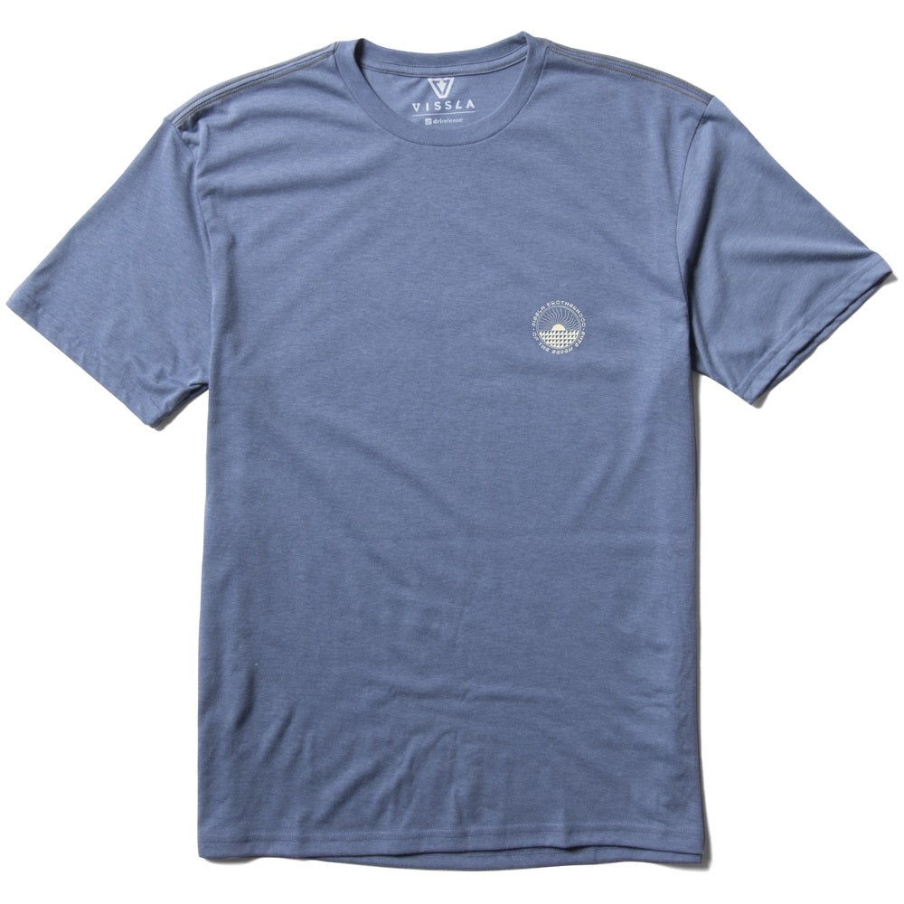 Vissla Mens Surf Check Comp Lite Eco Performance Tee