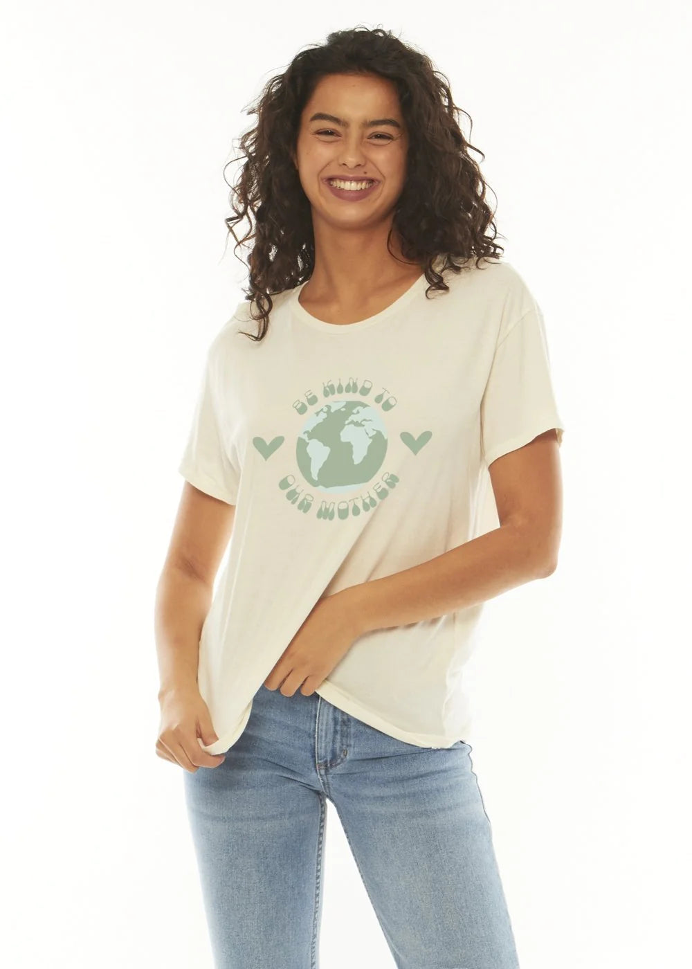 Sisstr Womens Be Kind Ss Knit Tee