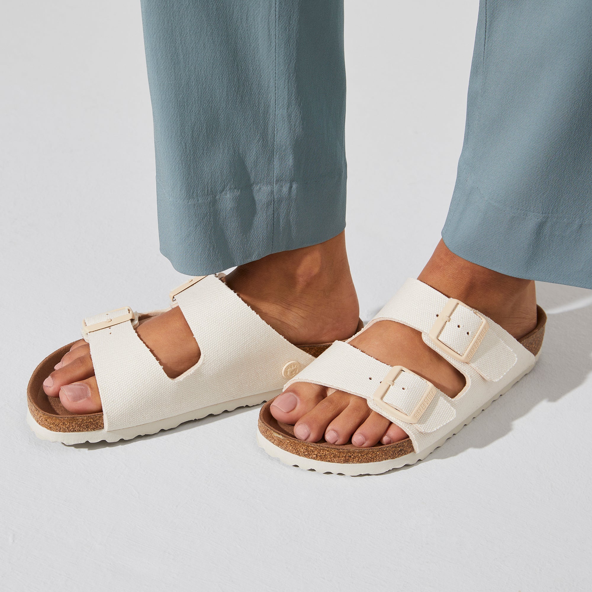 Birkenstock Arizona Vegan Rough Canvas Regular