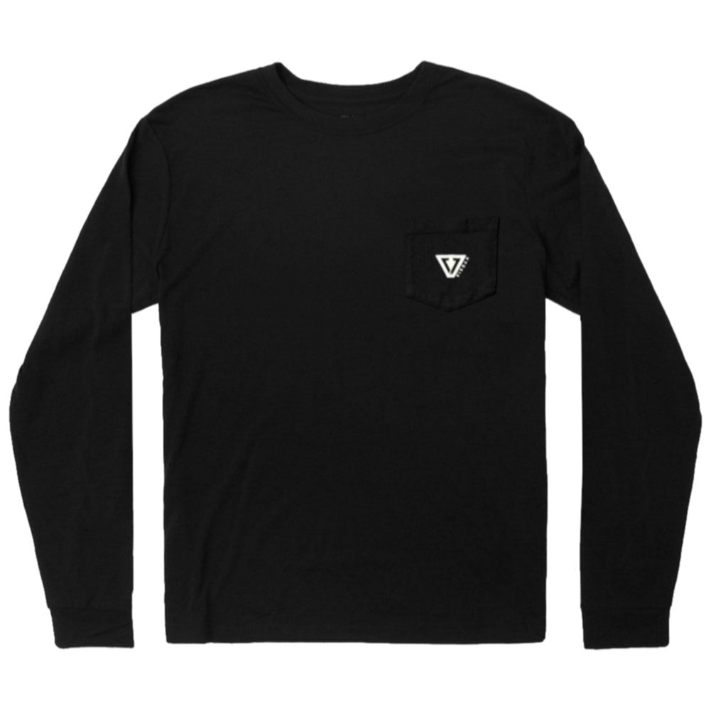 Vissla Mens Established Ls Pocket Tee