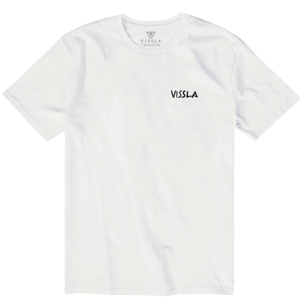 Vissla Mens Larmor X Bruce's Beauties Ss Tee White
