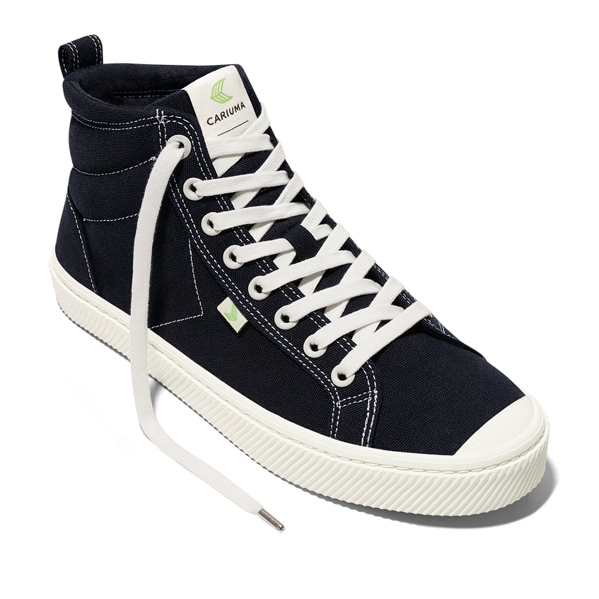 Cariuma Mens OCA High Black Canvas Sneaker