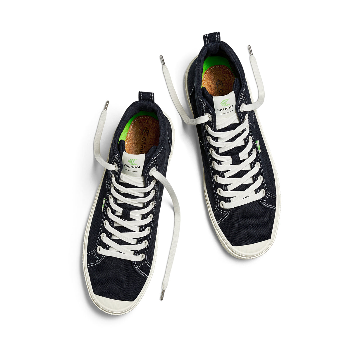 Cariuma Mens OCA High Black Canvas Sneaker