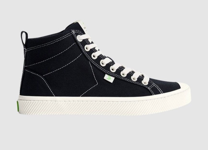 Cariuma Mens OCA High Black Canvas Sneaker