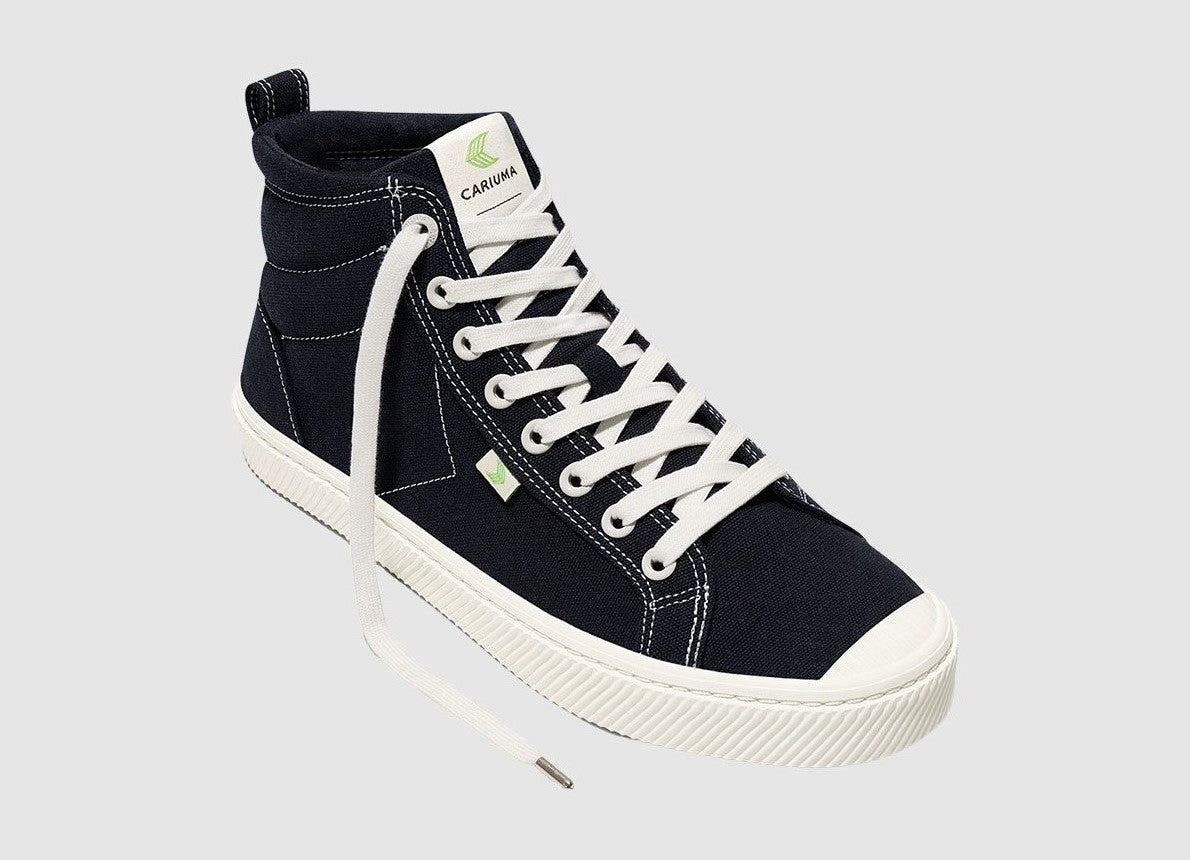 Cariuma Mens OCA High Black Canvas Sneaker