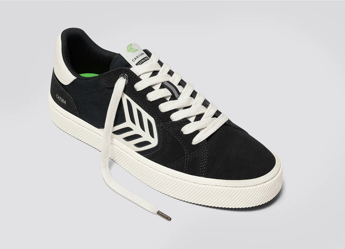 Cariuma Unisex Catiba Pro 2.0 Black Suede Ivory