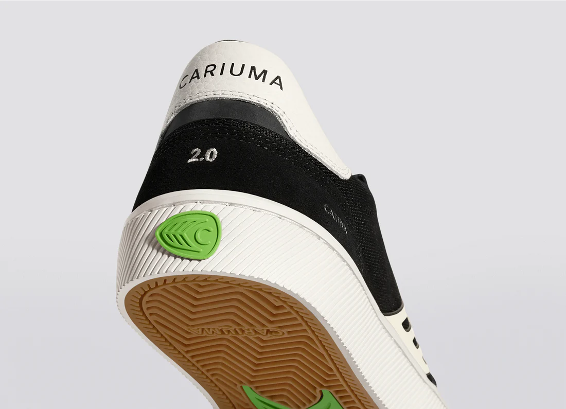 Cariuma Unisex Catiba Pro 2.0 Black Suede Ivory