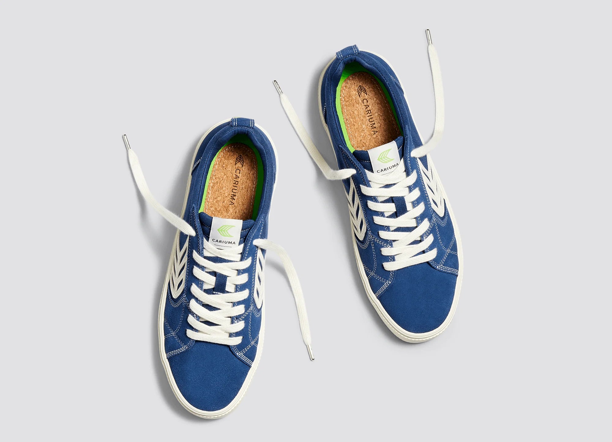 Cariuma Catiba Pro Skate Mystery Blue Suede Canvas