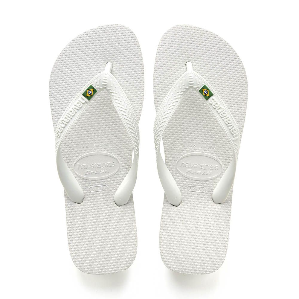 Havaianas Unisex Brazil Sandals White