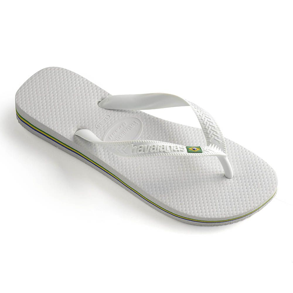 Havaianas Unisex Brazil Sandals White