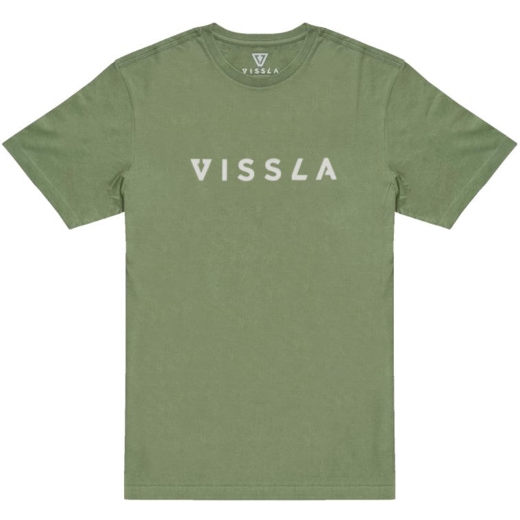Vissla Mens Foundation Ss Tee Army