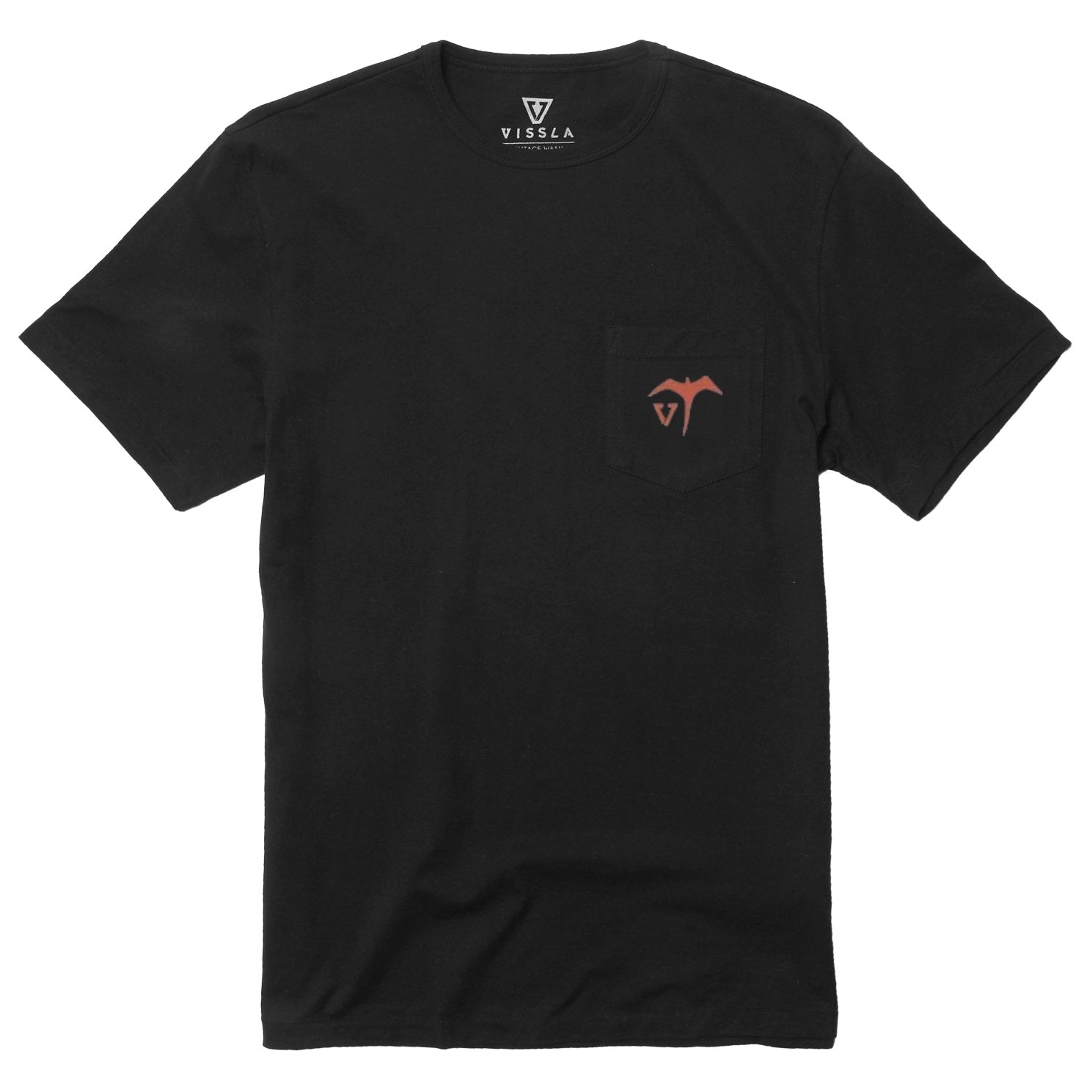 Vissla Mens Miyashiro Iiwi Bird Organic PKT Tee