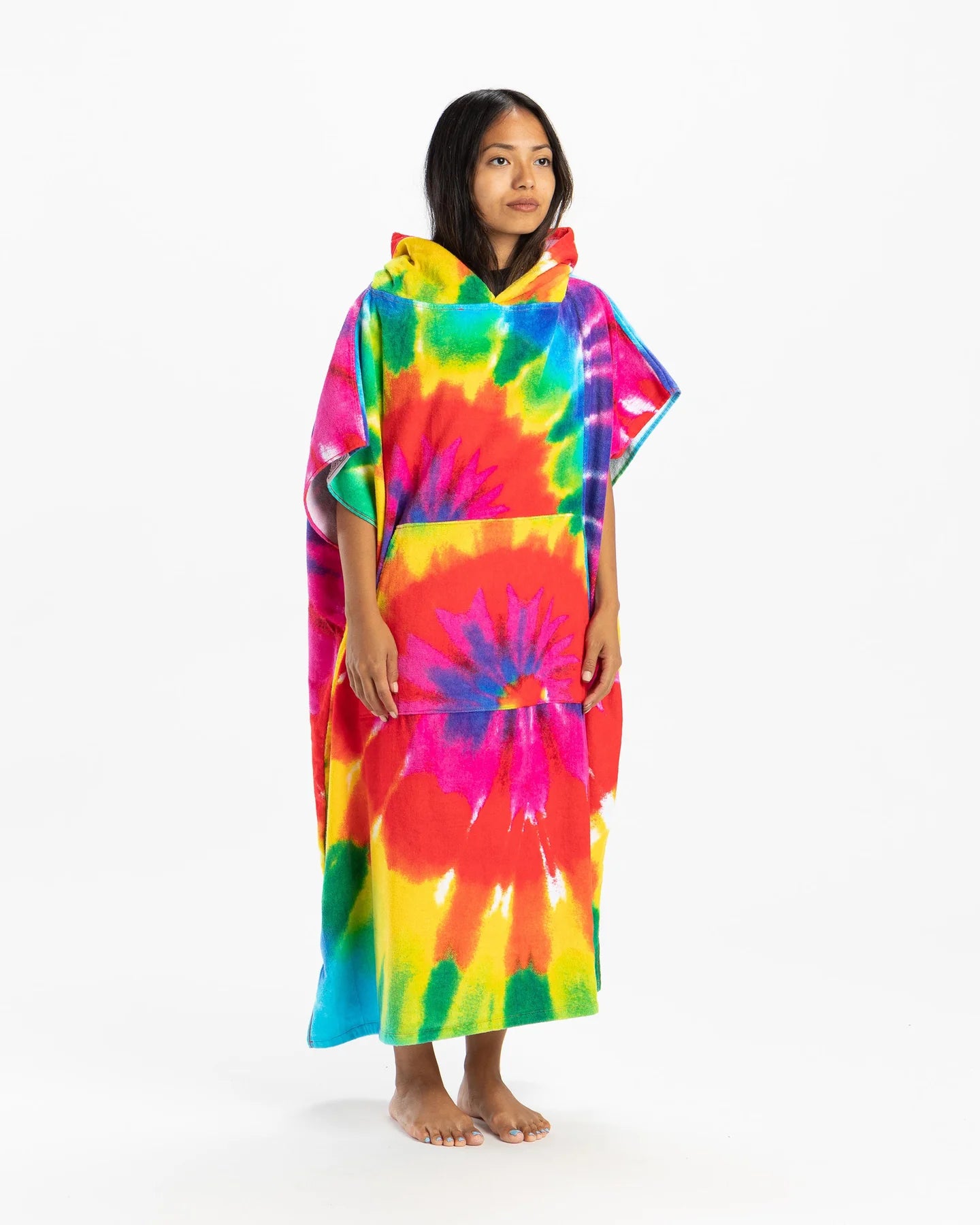 Leus Tie Dye Rainbow Original Eco Poncho