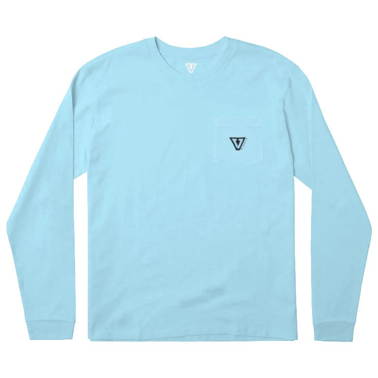 Vissla Mens Established Ls Pocket Tee