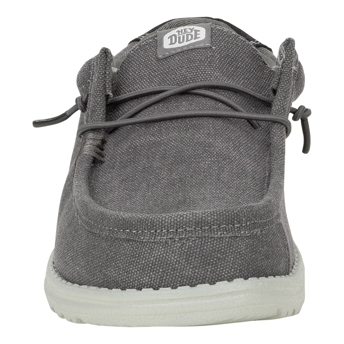 Hey Dude Mens Wally Workwear Granite Grey Black
