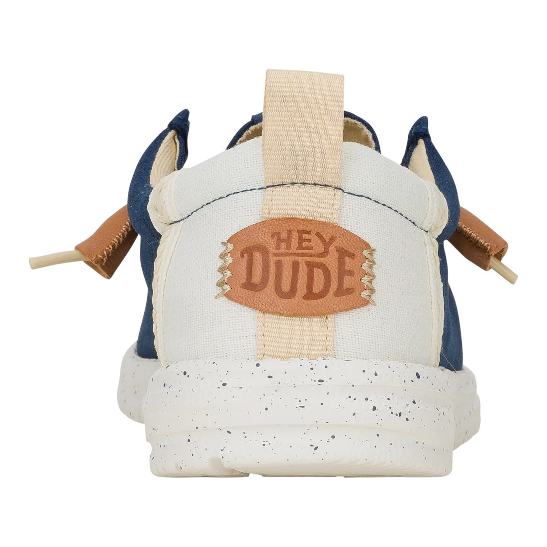 Hey Dude Mens Wally Craft Linen Blue White