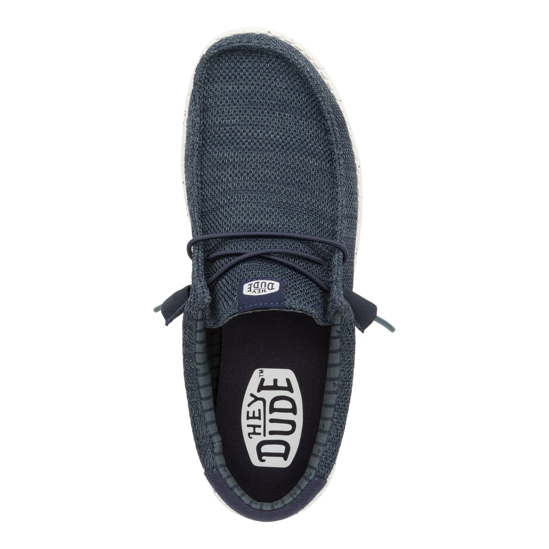 Hey Dude Mens Wally Stretch Sox Navy