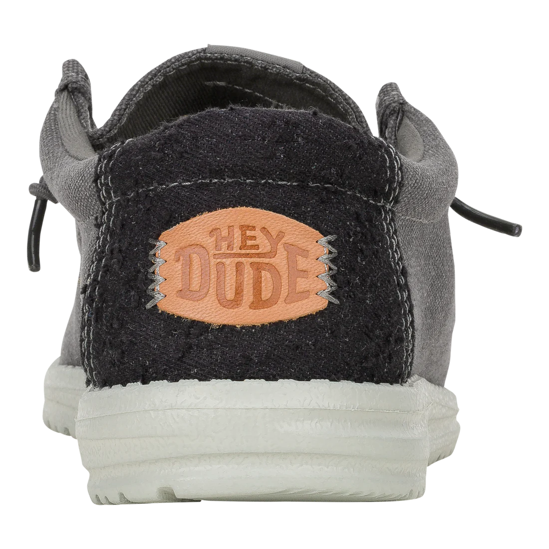 Hey Dude Mens Wally Workwear Granite Grey Black