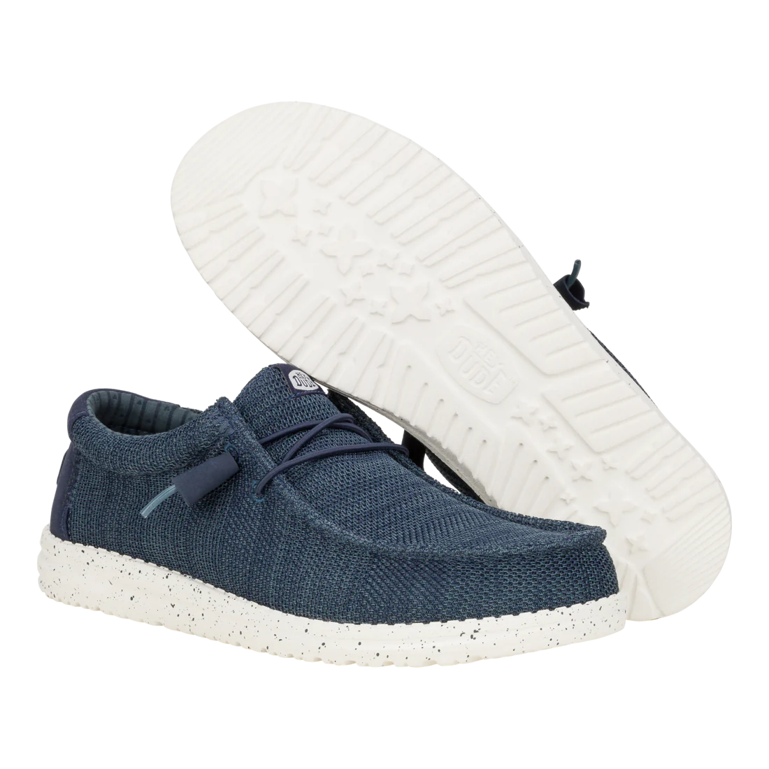 Hey Dude Mens Wally Stretch Sox Navy