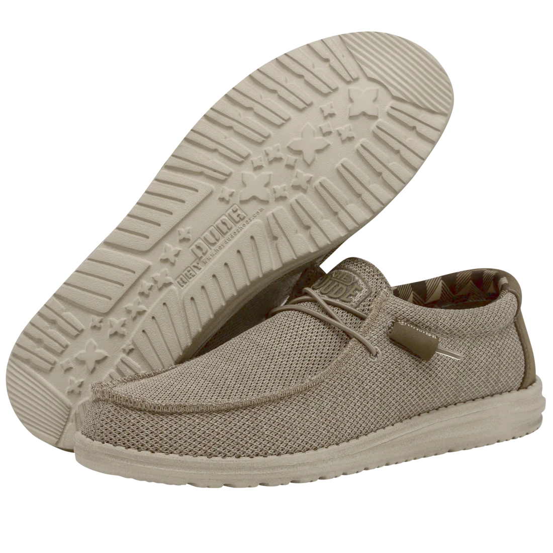 Hey Dude Wally Sox Shoes Beige