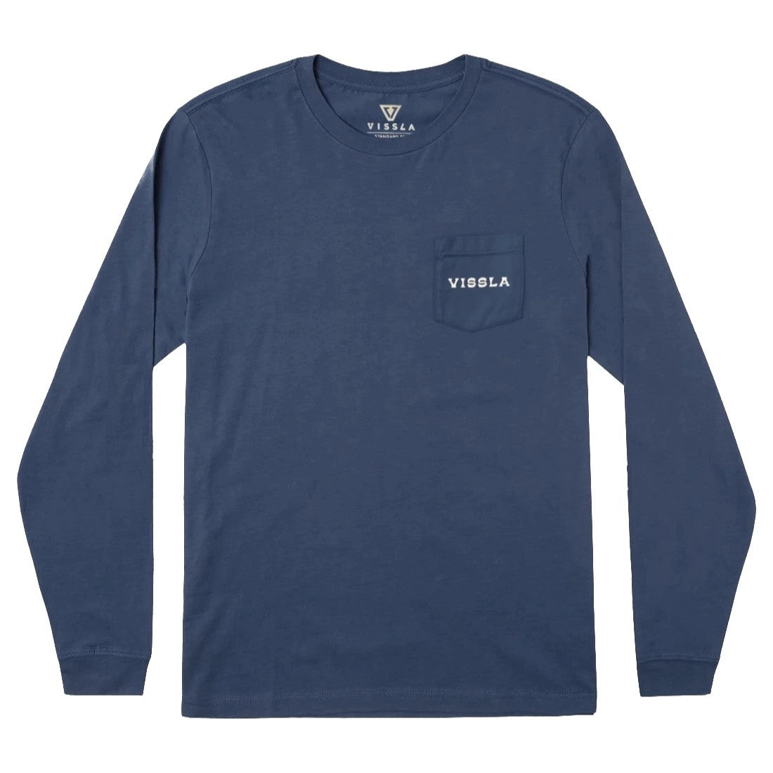 Vissla Mens Out The Window Ls Pocket Tee