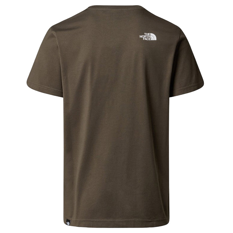 North Face Unisex Simple Dome Tee Taupe Green