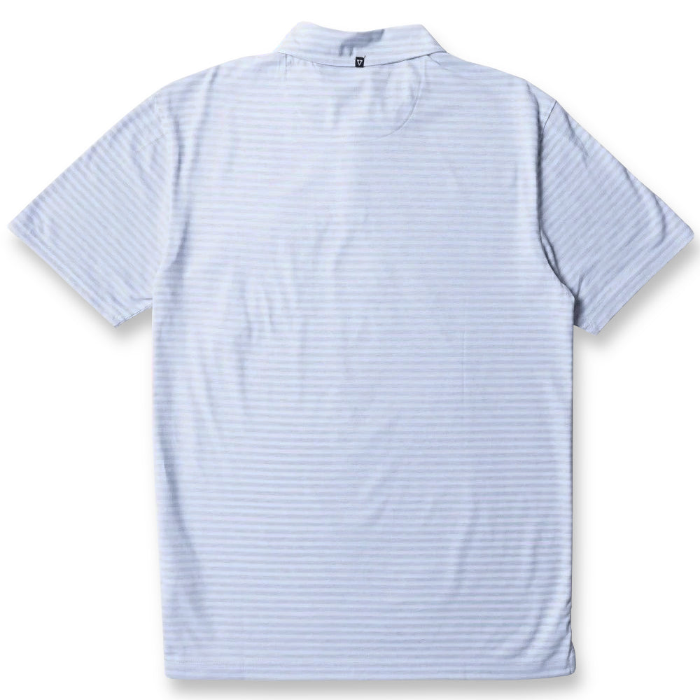 Vissla Mens Hy-Lite Eco Ss Polo Shirt Faded Denim