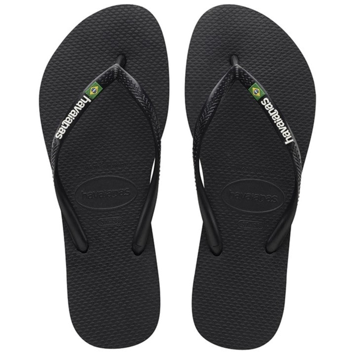 Havaianas Womens Slim Brazil Black