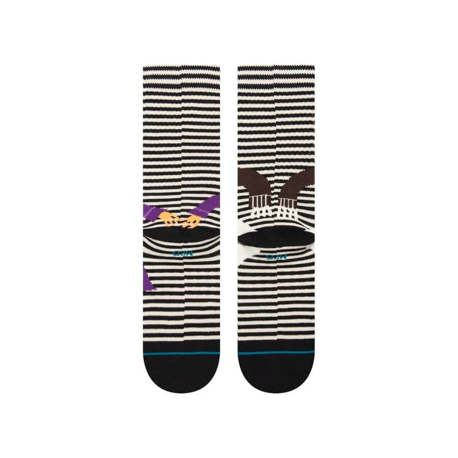 Stance Unisex Oompa Loompa Crew Black White