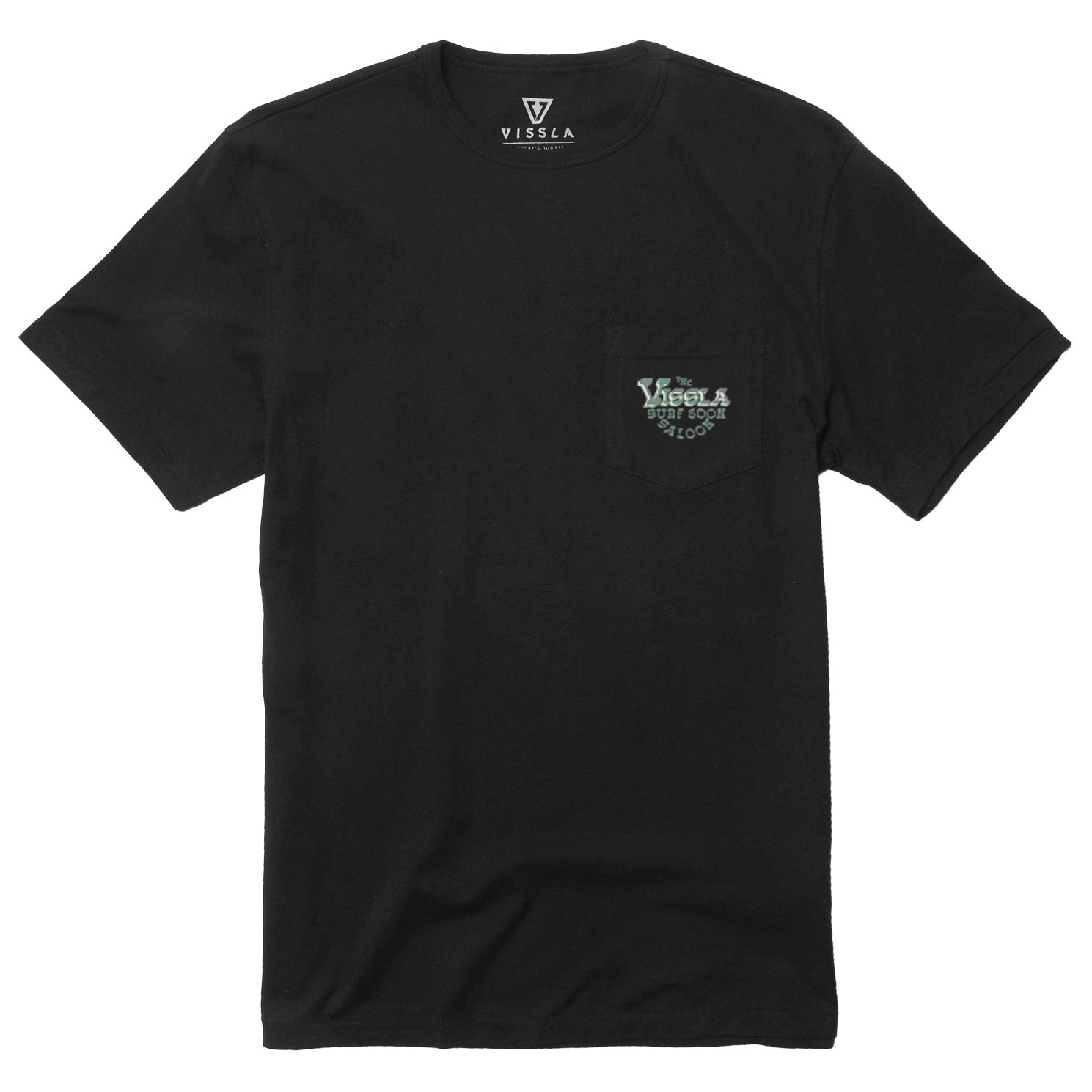 Vissla Mens Surf Goon Saloon Organic Pocket Tee