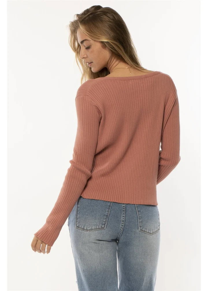 Sisstr Sunburst Ls Knit Top