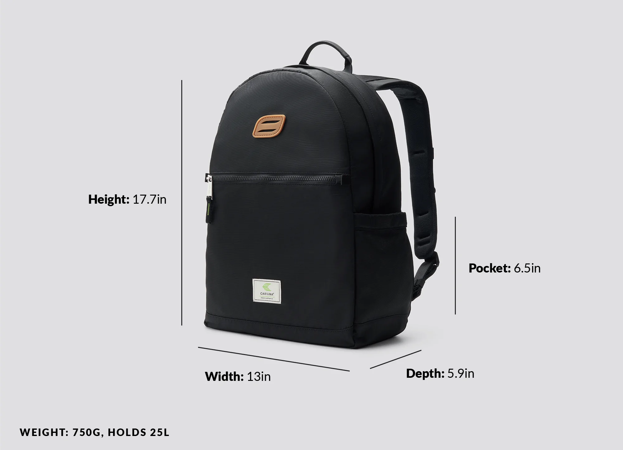 Cariuma JJ Backpack Black