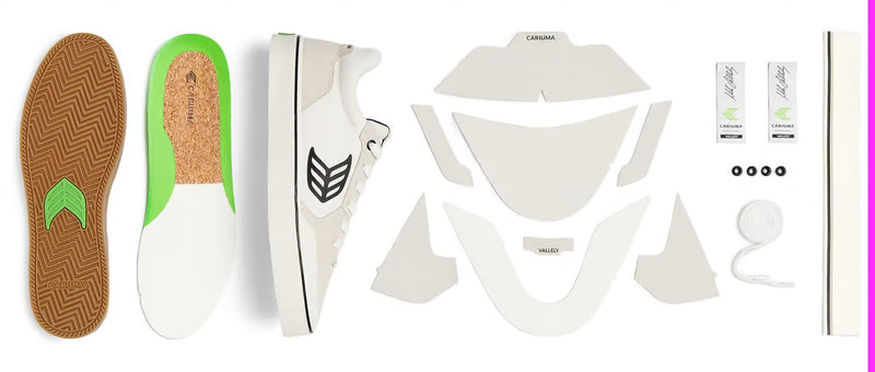 Vallely Skate Black Suede And Cordura Ivory