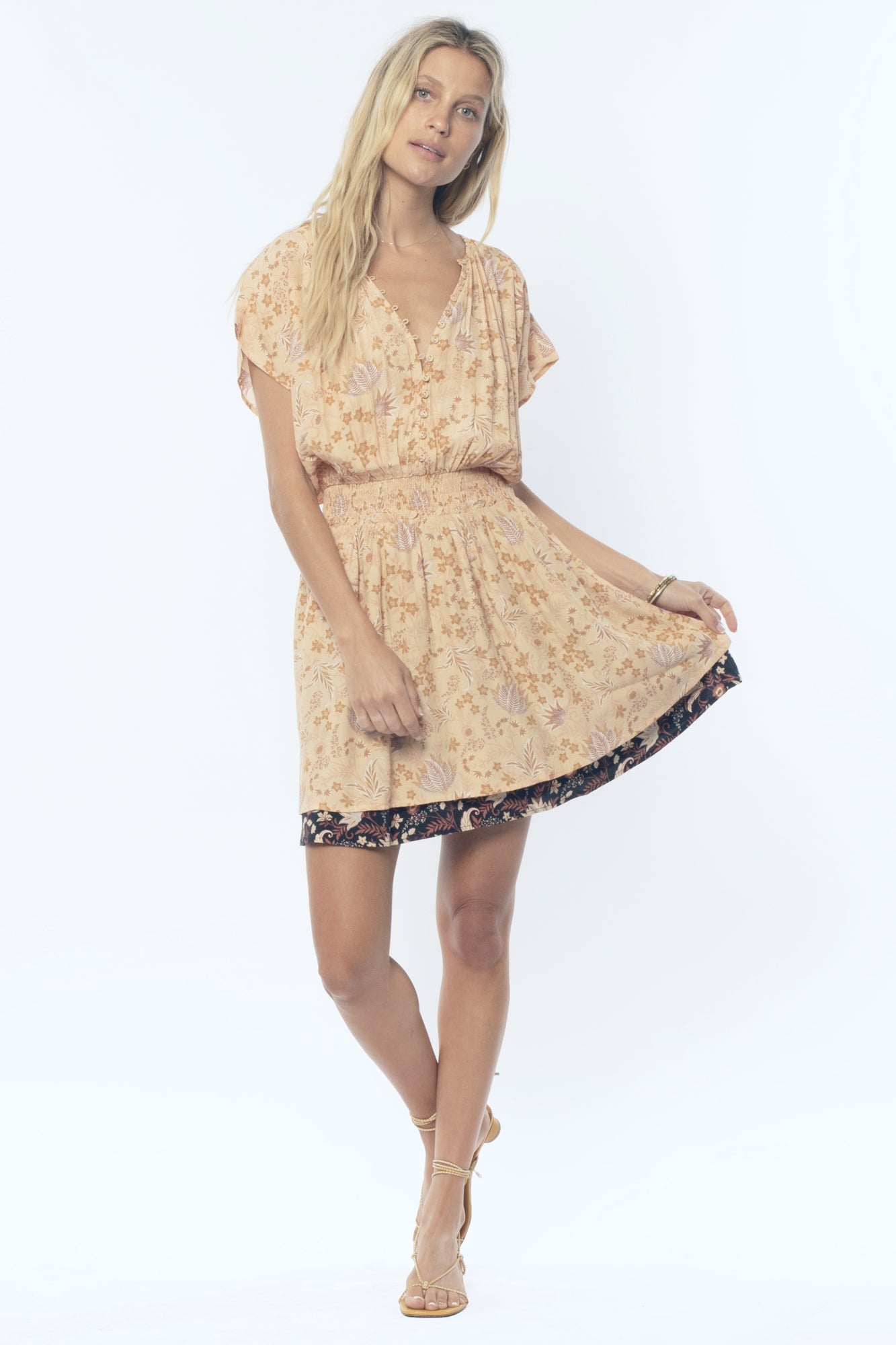 Amuse Society - In Bloom Ss Woven Dress
