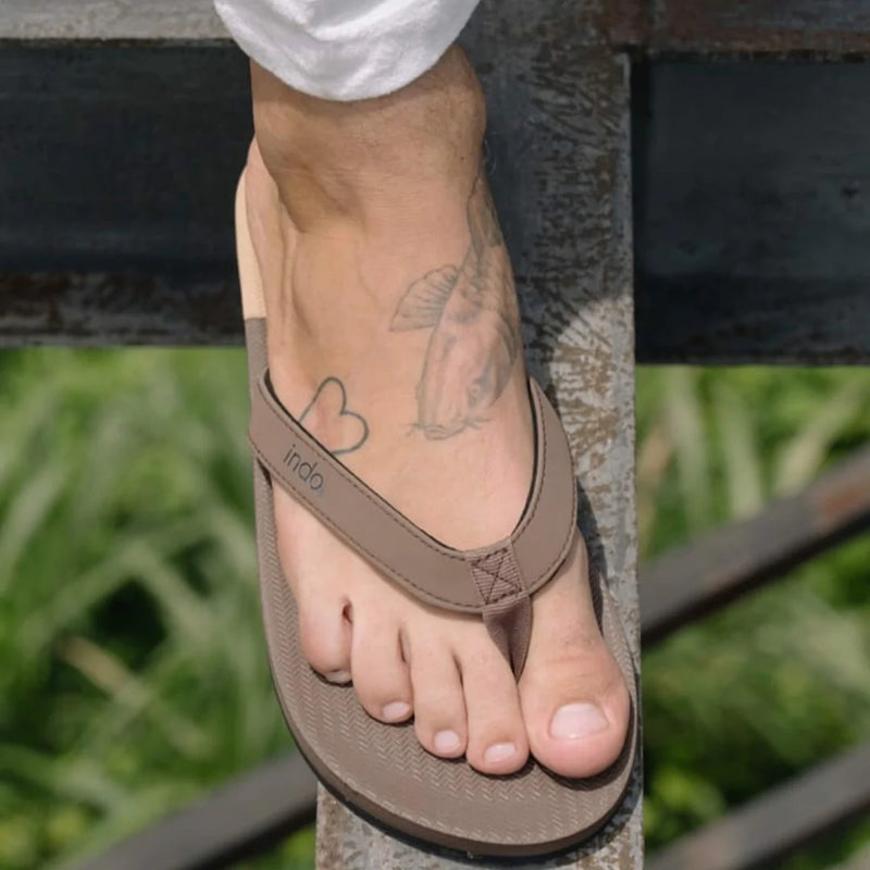 Indosole Mens Flip Flop Sandal