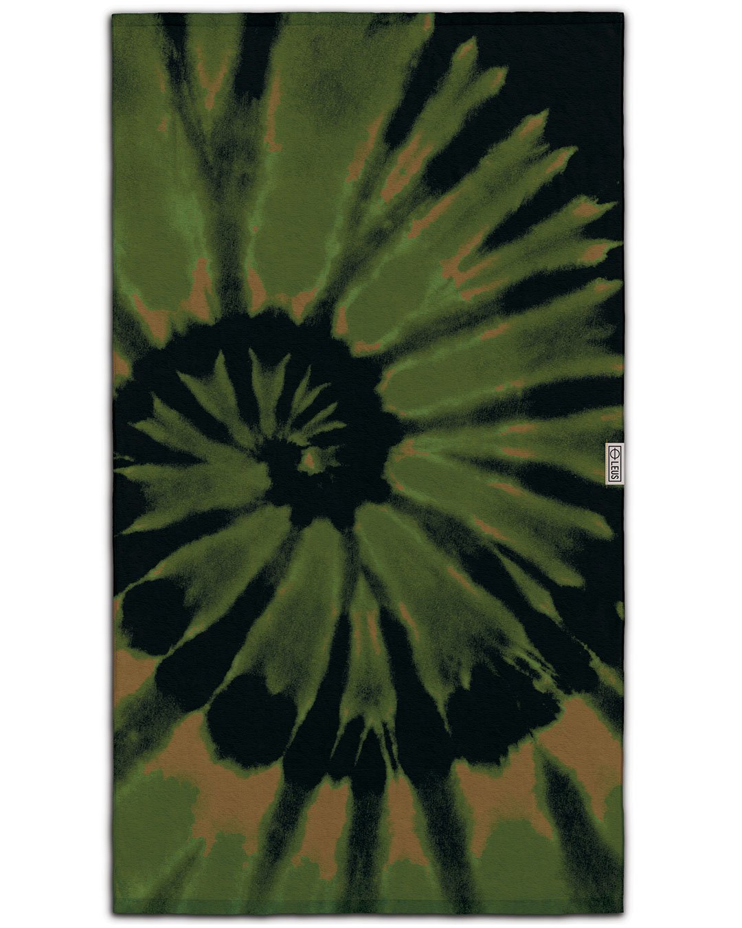 Leus Tie Dye Camo Beach Towel