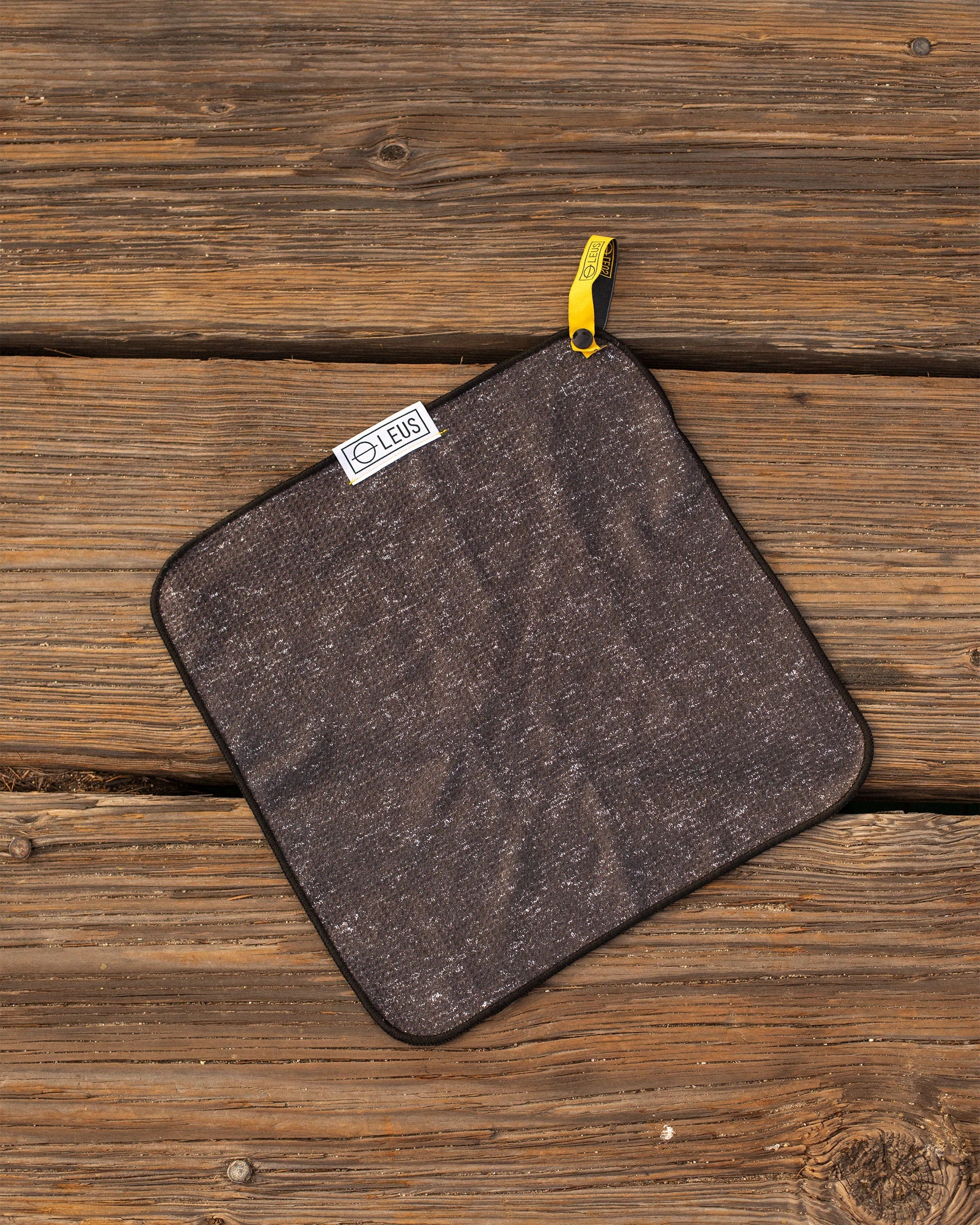 Leus Black Heather Eco Fishing Towel