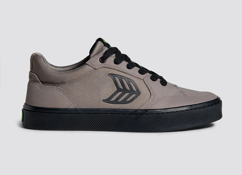 Vallely Skate Charcoal Grey Suede And Cordura